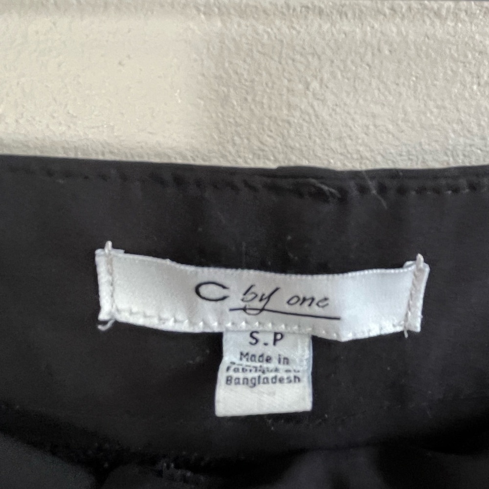 C by One black high rise trousers straight leg size small - Picture 5 of 11